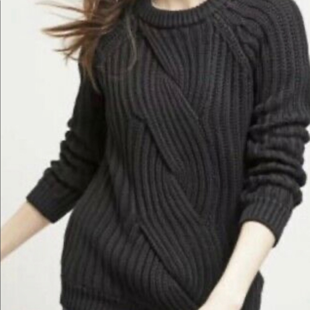 New Earnest Sewn New York Black Cotton Sweater M